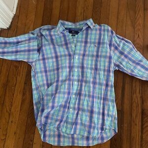 Vineyard vines Large men’s long sleeve gingham button up